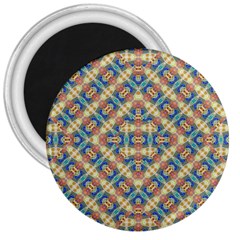 Modern Geometric Intricate Pattern 3  Magnets