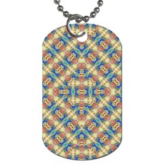 Modern Geometric Intricate Pattern Dog Tag (two Sides)