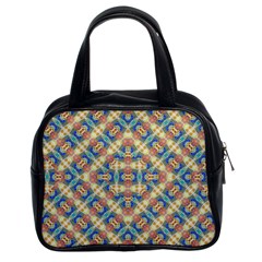 Modern Geometric Intricate Pattern Classic Handbags (2 Sides) by dflcprints