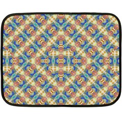 Modern Geometric Intricate Pattern Fleece Blanket (mini)