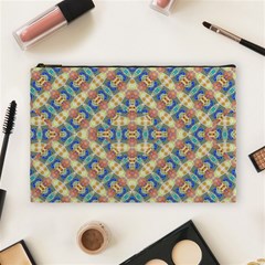 Modern Geometric Intricate Pattern Cosmetic Bag (large)  by dflcprints