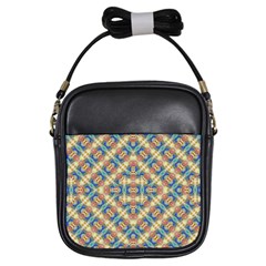 Modern Geometric Intricate Pattern Girls Sling Bags by dflcprints