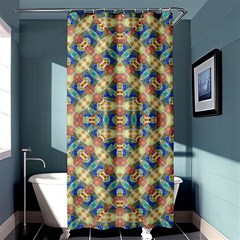 Modern Geometric Intricate Pattern Shower Curtain 36  X 72  (stall)  by dflcprints