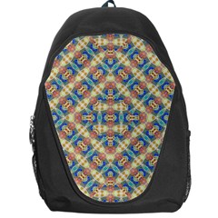 Modern Geometric Intricate Pattern Backpack Bag by dflcprints