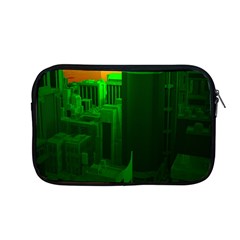 Green Building City Night Apple Macbook Pro 13  Zipper Case