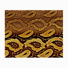 Golden Patterned Paper Small Glasses Cloth