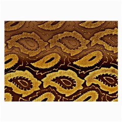 Golden Patterned Paper Large Glasses Cloth