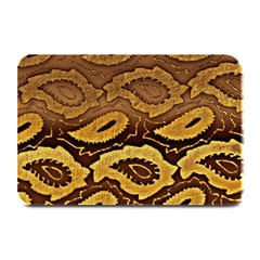 Golden Patterned Paper Plate Mats by Nexatart