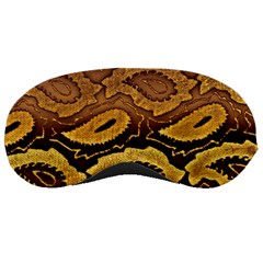 Golden Patterned Paper Sleeping Masks by Nexatart