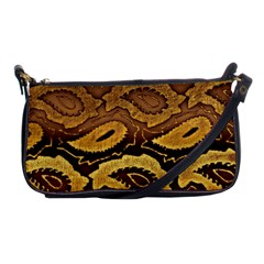 Golden Patterned Paper Shoulder Clutch Bags by Nexatart