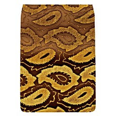 Golden Patterned Paper Flap Covers (s)  by Nexatart