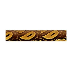 Golden Patterned Paper Flano Scarf (mini) by Nexatart