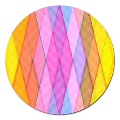 Graphics Colorful Color Wallpaper Magnet 5  (round) by Nexatart