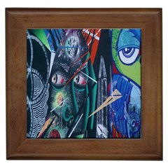 Graffiti Art Urban Design Paint Framed Tiles