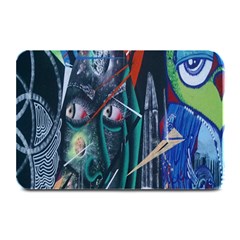 Graffiti Art Urban Design Paint Plate Mats by Nexatart