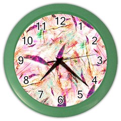 Grass Blades Color Wall Clocks