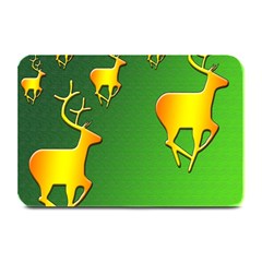 Gold Reindeer Plate Mats