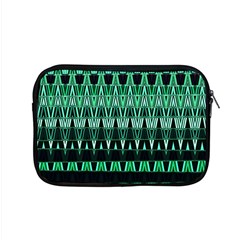 Green Triangle Patterns Apple Macbook Pro 15  Zipper Case