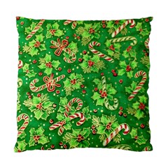 Green Holly Standard Cushion Case (one Side) by Nexatart