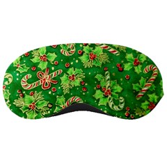 Green Holly Sleeping Masks by Nexatart