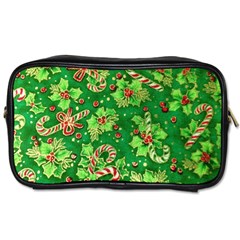 Green Holly Toiletries Bags 2-side by Nexatart