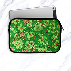 Green Holly Apple Ipad Mini Zipper Cases by Nexatart