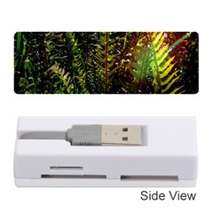 Green Leaves Psychedelic Paint Memory Card Reader (stick)  by Nexatart