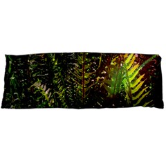 Green Leaves Psychedelic Paint Body Pillow Case (dakimakura)