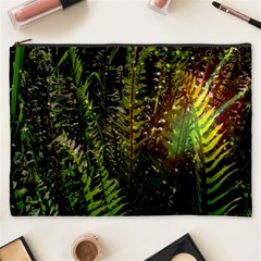 Green Leaves Psychedelic Paint Cosmetic Bag (xxxl)  by Nexatart