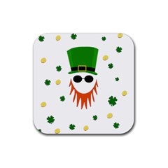 St  Patrick s Day Rubber Coaster (square)  by Valentinaart