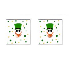 St  Patrick s Day Cufflinks (square) by Valentinaart