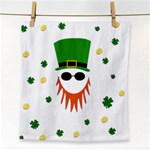 St. Patrick s day Face Towel Front