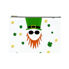 St  Patrick s Day Cosmetic Bag (large)  by Valentinaart