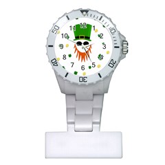 St  Patrick s Day Plastic Nurses Watch by Valentinaart