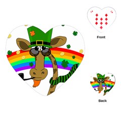 Irish Giraffe Playing Cards (heart) 