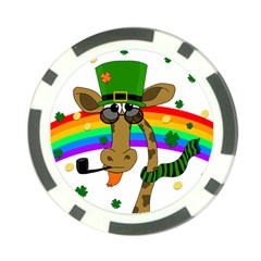 Irish Giraffe Poker Chip Card Guard (10 Pack) by Valentinaart