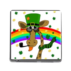 Irish Giraffe Memory Card Reader (square) by Valentinaart