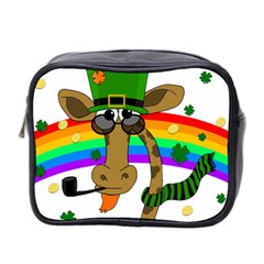 Irish Giraffe Mini Toiletries Bag 2-side by Valentinaart