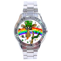 Irish Giraffe Stainless Steel Analogue Watch by Valentinaart