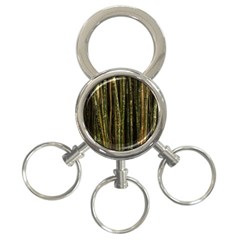 Green And Brown Bamboo Trees 3-ring Key Chains by Nexatart