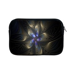 Fractal Blue Abstract Fractal Art Apple Ipad Mini Zipper Cases