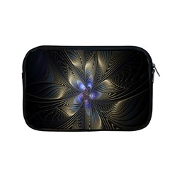 Fractal Blue Abstract Fractal Art Apple Macbook Pro 13  Zipper Case