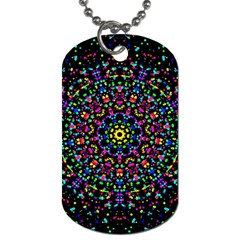 Fractal Texture Dog Tag (two Sides)