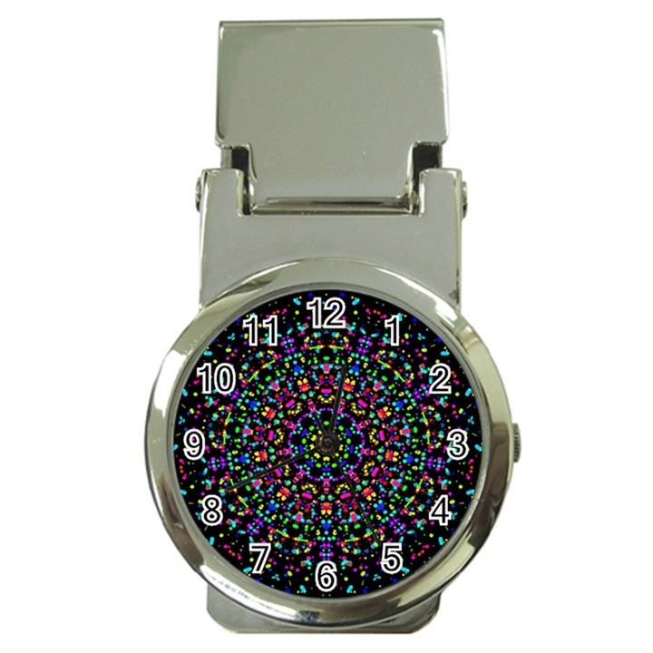 Fractal Texture Money Clip Watches