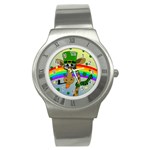 Irish giraffe Stainless Steel Watch Front