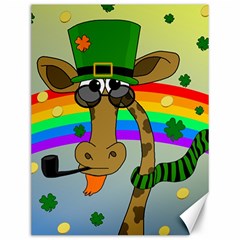 Irish Giraffe Canvas 12  X 16   by Valentinaart