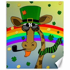 Irish Giraffe Canvas 20  X 24   by Valentinaart