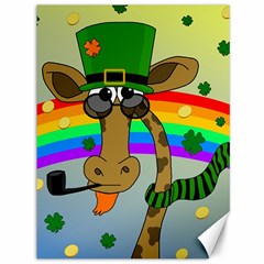 Irish Giraffe Canvas 36  X 48   by Valentinaart