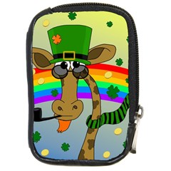 Irish Giraffe Compact Camera Cases by Valentinaart