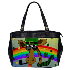 Irish Giraffe Office Handbags by Valentinaart